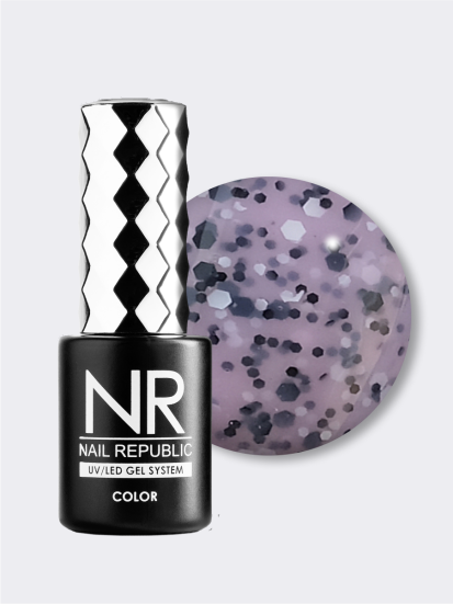 NAIL REPUBLIC   #706 Stone Crumb   10мл   Гель-лак с вкраплениями