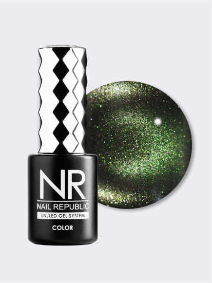 NAIL REPUBLIC   CAT   #031   3D   10мл   Гель-лак кошачий глаз
