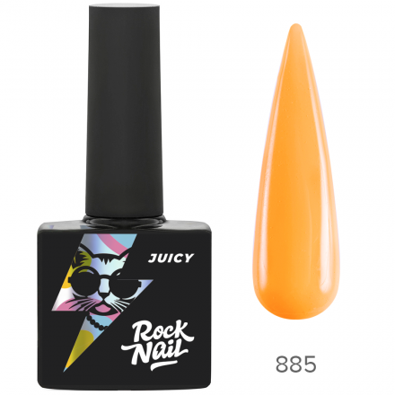 ROCK NAIL  Гель-лак Juicy 885 Apricot Martini