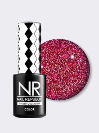 NAIL REPUBLIC #1096 Bright Flash 10мл Гель-лак светоотражающий