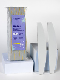 ALGEBRA BEAUTY For Skin Спонж #240 (10шт) Сменные бафы для пилочного маникюра и натуральных ногтей