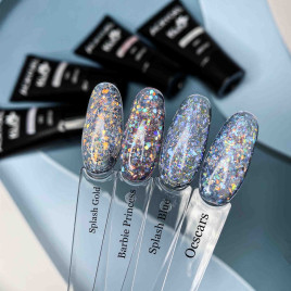 KLIO   Acrygel SHIMMER GOLD   30мл (туба)   Акригель с шестигранниками   (СНЯТО)