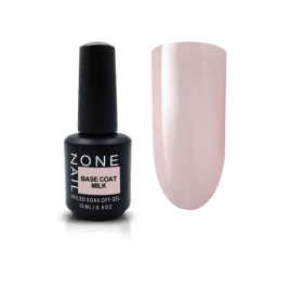 ONE NAIL Base MILK 15мл База камуфлирующая эластичная (легкие в снятии)