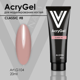 VOGUE NAILS Полигель камуфлирующий AcryGel CLASSIC 20мл #08
