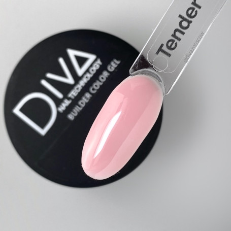 DIVA   Гель для моделирования  30мл  Builder gel   TENDER   (СНЯТО)