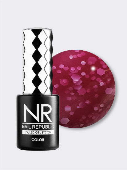 NAIL REPUBLIC   #707 Stone Crumb   10мл   Гель-лак с вкраплениями