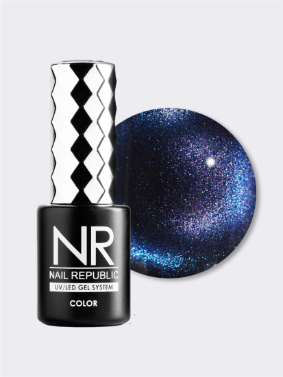 NAIL REPUBLIC   CAT   #032   3D   10мл   Гель-лак кошачий глаз