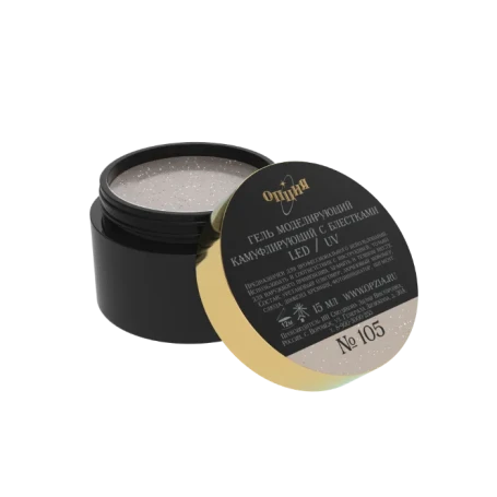 ОПЦИЯ   Гель для моделирования с шиммером   15мл   #105