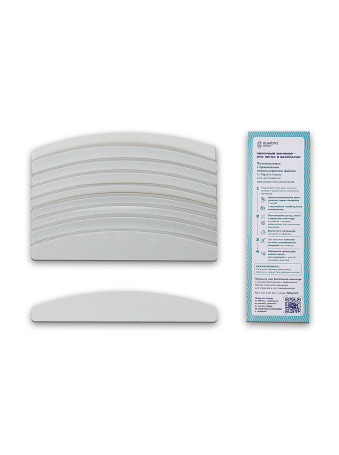 ALGEBRA BEAUTY   For Skin   Спонж   #320   (10шт)   Сменные бафы для пилочного маникюра и натуральных ногтей