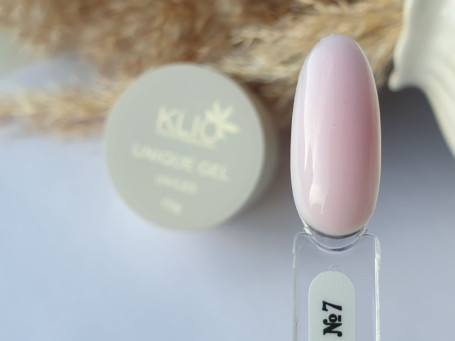 KLIO   Unique gel   #07 BLUSH   30г   Гель для моделирования средне-жидкий