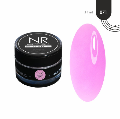 NAIL REPUBLIC   Gel CLASSIC CANDY   #071   15г   Гель  для моделирования цветной