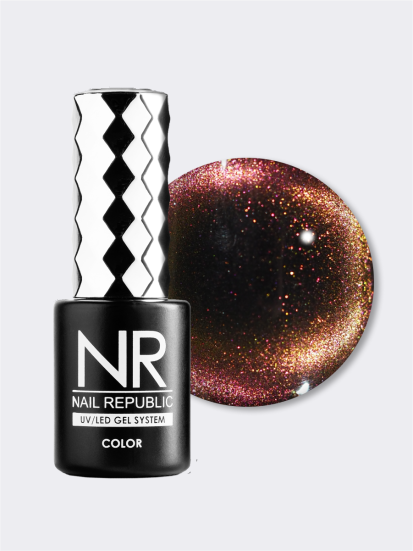 NAIL REPUBLIC   CAT   #033   3D   10мл   Гель-лак кошачий глаз