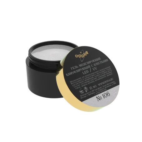 ОПЦИЯ   Гель для моделирования с шиммером   15мл   #106