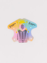 ALGEBRA BEAUTY ЦВЕТНАЯ (100шт) Формы для наращивания на бумажной основе