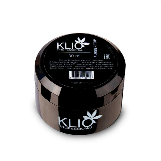 KLIO  Топ каучуковый с л/с  Top  RUBBER   30г  (широкая банка)