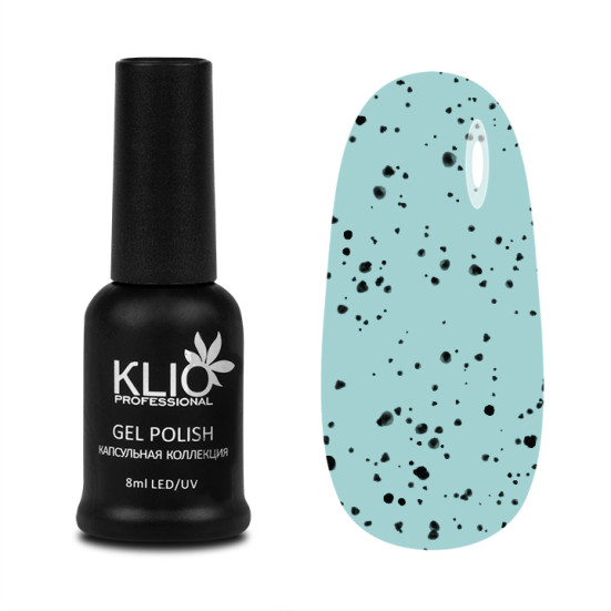 KLIO  Гель-лак  Капсульная  коллекция  8мл  №103  (с черным шиммером)   (СНЯТО)
