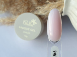 KLIO Unique gel #06 MISTY ROSE 30г Гель для моделирования средне-жидкий