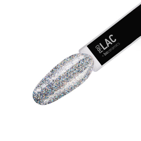 IQ BEAUTY   Prolac   #122 PURE WONDER   12,5мл   Лак для ногтей с биокерамикой плупрозрачный голографик