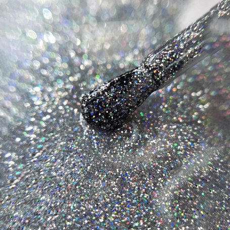 IQ BEAUTY   Prolac   #122 PURE WONDER   12,5мл   Лак для ногтей с биокерамикой плупрозрачный голографик