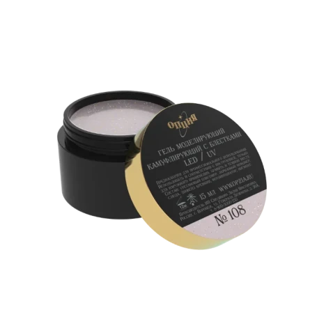 ОПЦИЯ   Гель для моделирования с шиммером   15мл   #108