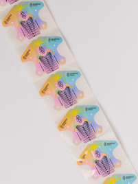 ALGEBRA BEAUTY ЦВЕТНАЯ (300шт) Формы для наращивания на бумажной основе