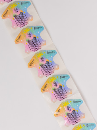 ALGEBRA BEAUTY   ЦВЕТНАЯ   (300шт)   Формы для наращивания на бумажной основе