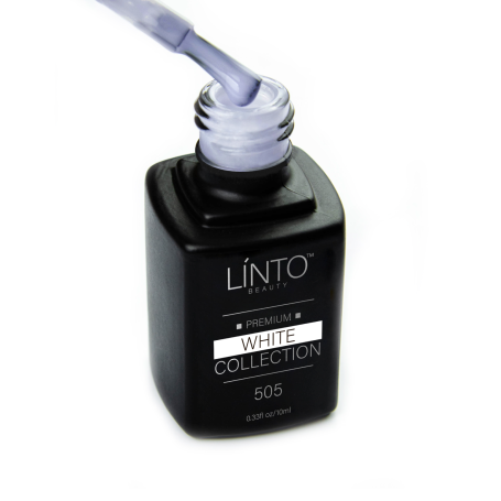 LINTO   #505   White Collection   10мл   Гель-лак полупрозрачный
