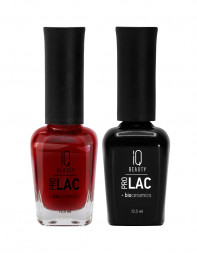 IQ BEAUTY   Лак для ногтей с биокерамикой   12,5мл   Prolac BORDEAUX   #023