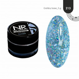 NAIL REPUBLIC   Base GATSBY   #213   5г (банка)   База камуфлирующая с шиммером