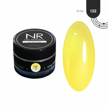 NAIL REPUBLIC   Gel CLASSIC GLASS   #102   15г   Гель  для моделирования витражный