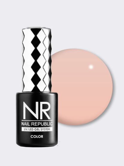 NAIL REPUBLIC   #004 Skin   10мл   Гель-лак полупрозрачный