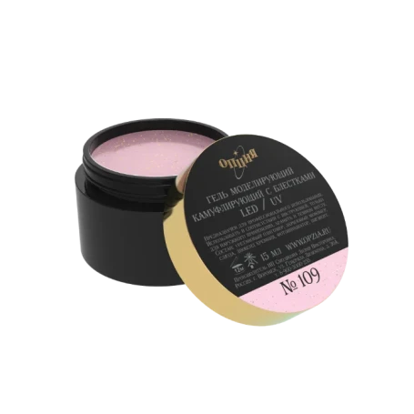 ОПЦИЯ   Гель для моделирования с шиммером   15мл   #109