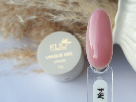 KLIO Unique gel #04 ROSE BROWN 30г Гель для моделирования средне-жидкий