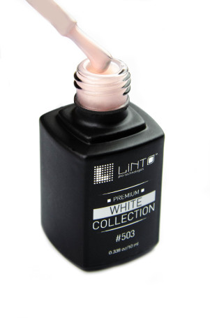 LINTO   #503   White Collection   10мл   Гель-лак полупрозрачный