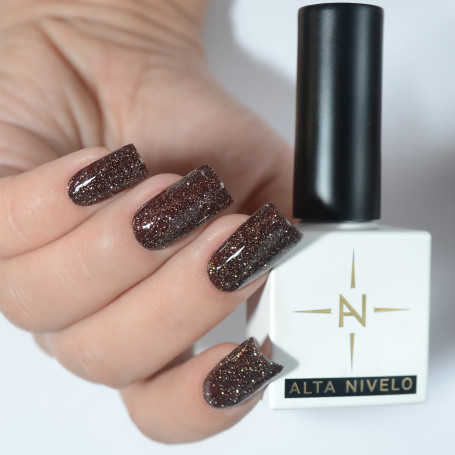 ALTA NIVELO   Гель-лак светоотражающий   10мл   GALAXY   #111