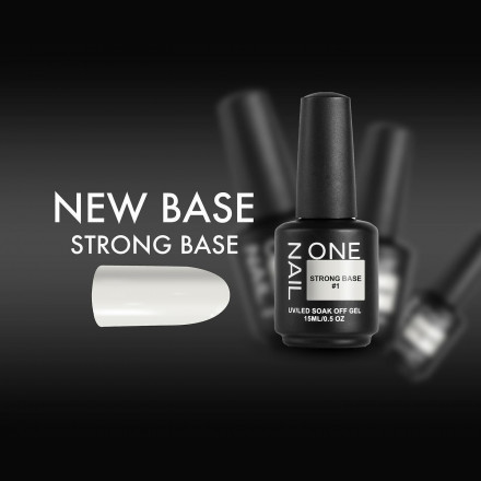 ONE NAIL   База камуфлирующая   Base   STRONG   #01   15мл