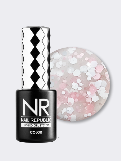 NAIL REPUBLIC   #712 Stone Crumb   10мл   Гель-лак с вкраплениями