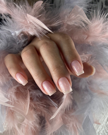 ONE NAIL   Base CAMO SHINE #04   15мл   База камуфлирующая с хлопьями Юки