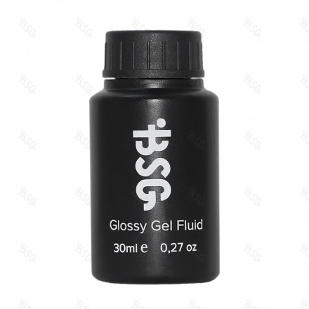 BSG   База прозрачная для проблемных ногтей   Base   Glossy Gel Fluid   30мл (бутылка)