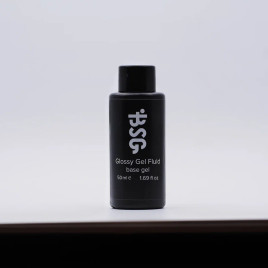 BSG   База прозрачная для проблемных ногтей   Base   Glossy Gel Fluid   50мл (бутылка)