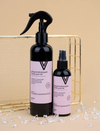 VOGUE NAILS  Дегидратирующий тоник для рук   РОЗОВОЕ ШАМПАНСКОЕ   100мл