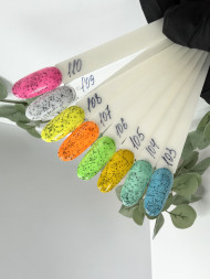 KLIO  Гель-лак  Капсульная  коллекция  8мл  №108  (с черным шиммером)