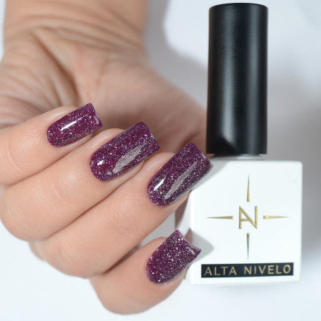 ALTA NIVELO   Гель-лак светоотражающий   10мл   GALAXY   #114