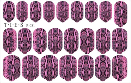TIES   Пленка для маникюра   P-081
