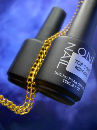 ONE NAIL   Top MIRROR   30мл (бутылка)   Топ без л/с