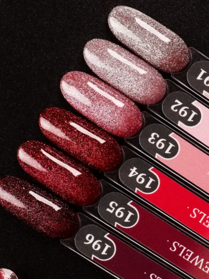 ALTA NIVELO   Гель-лак кошачий глаз + жидкая фольга + светоотрающий   10мл   JEWELS   #193