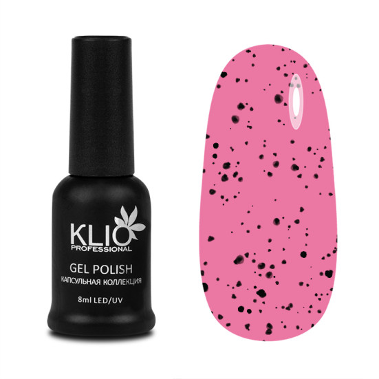 KLIO  Гель-лак  Капсульная  коллекция  8мл  №110  (с черным шиммером)   (СНЯТО)