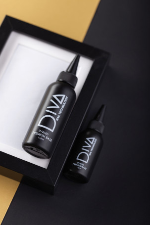 DIVA   База каучуковая прозрачная  PREMIUM Base   110мл   (СНЯТО)