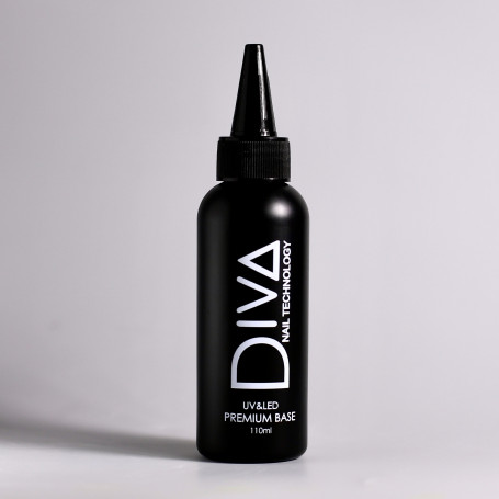 DIVA   База каучуковая прозрачная  PREMIUM Base   110мл   (СНЯТО)