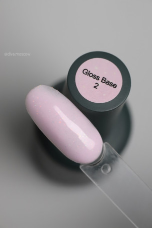 DIVA   База камуфлирующая с шиммером  15мл  Base  GLOSS   №02   (СНЯТО)